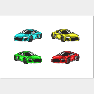 Germany Car - R8 X4 Posters and Art